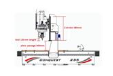 5 osiowe centrum obróbcze CNC CONQUEST 255 Cosmec