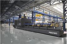 Centrum obróbkowe profili z aluminium i stali CNC PEGASO-5-osi-7-FLAT