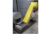 przenośnik z taśmą stalową, transporter do wiórów,odpadów,produktów.